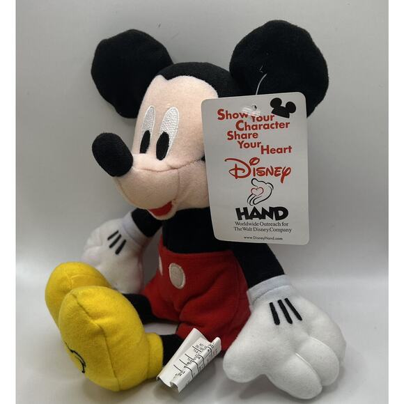 Disney Mickey Mouse Plush American Red Cross Edition 10” Hand Collectible - Picture 2 of 4